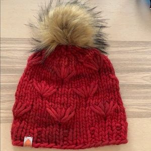 Shit that I knit red hat